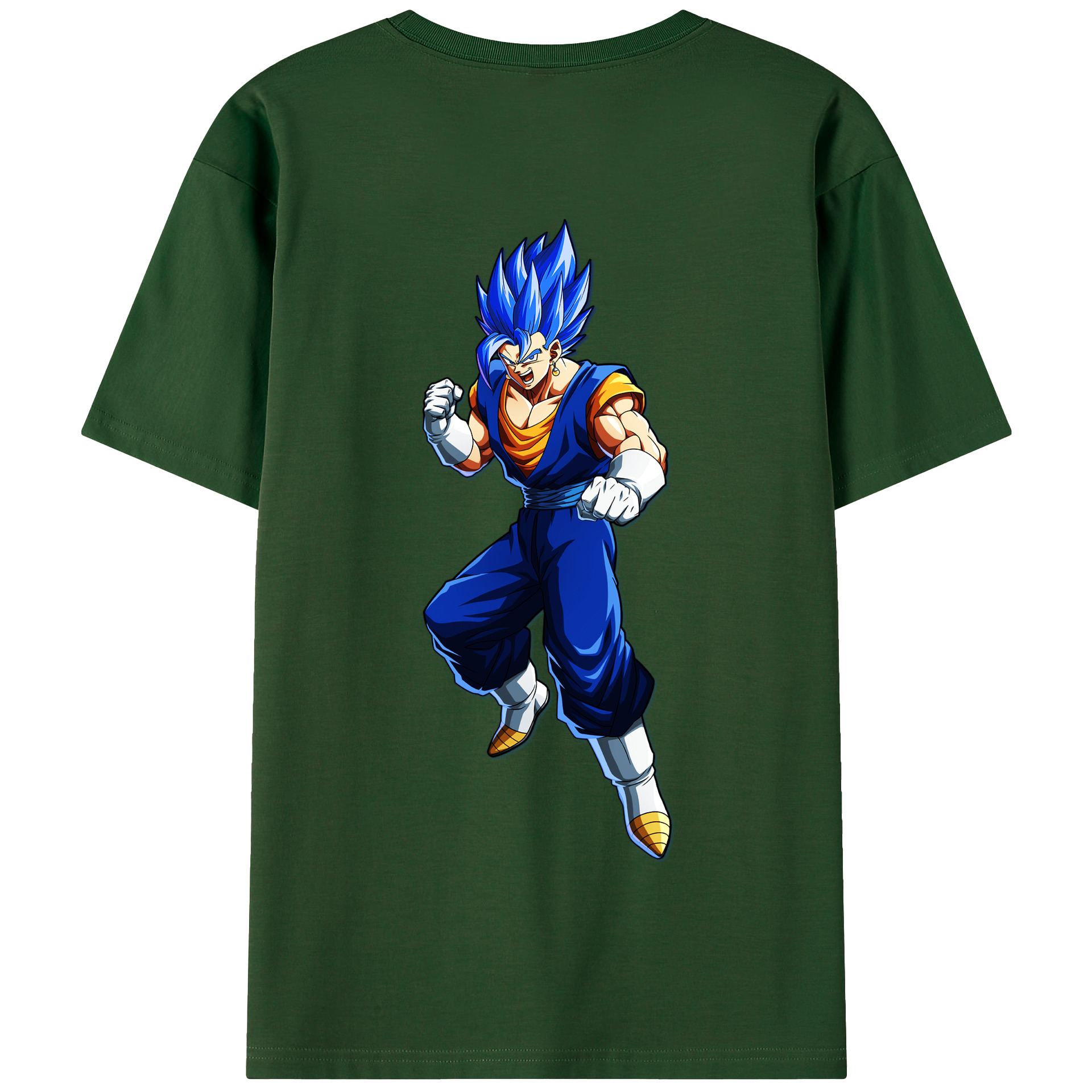 （画像用） ドラゴンボール ベジット DRAGON BALL Vegetto 綿100％半袖Tシャツ（背面プリント）